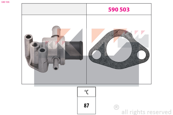 Termostat chladenia KW